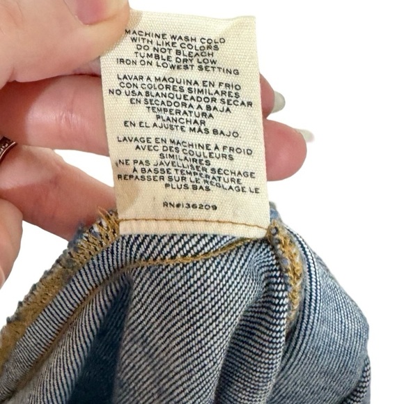 HATCH The Straight Leg Maternity Jeans in True Blue - Picture 14 of 14